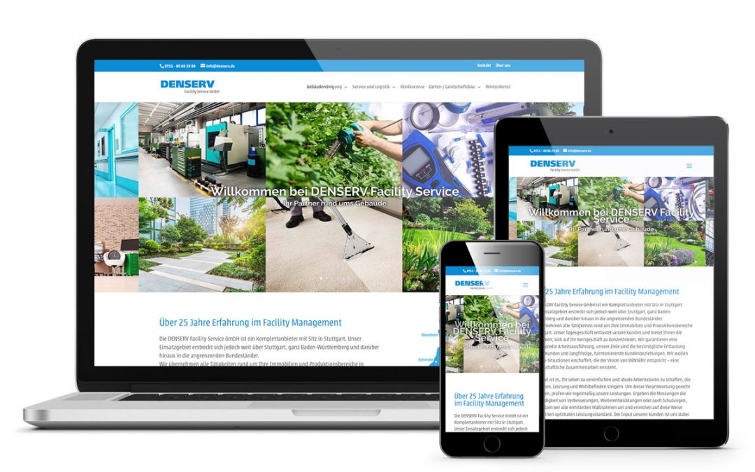 DENSERV GmbH – Corporate Design, Website, Onlinemarketing